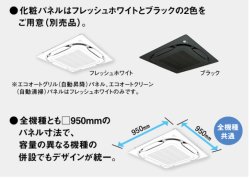 画像4: ダイキン　ビル用マルチエアコン　天井カセット4方向形　S-ラウンドフロータイプ　FXYFP140D　センシング機能搭載