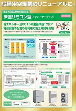 画像2: 日立　産業・設備用エアコン　床置リモコン型/空冷（一般空調用）【RP-AP450RKVP1】