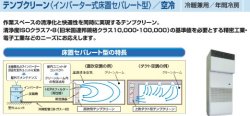 画像1: 日立　産業用・中温型エアコン　クリーンルーム用 　テンプクリーン床置きセパレート型(冷暖兼用) 【EP-AP450CSP】