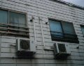 室外機　設置工事【壁面吊り】