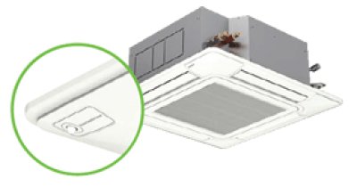 画像1: 日立 てんかせ4方向 140型(5馬力) 　 「省エネの達人」冷暖シングルタイプ