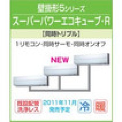 画像1: 東芝　壁掛形　三相２００Ｖ　同時トリプル　スーパーパワーエコキューブ