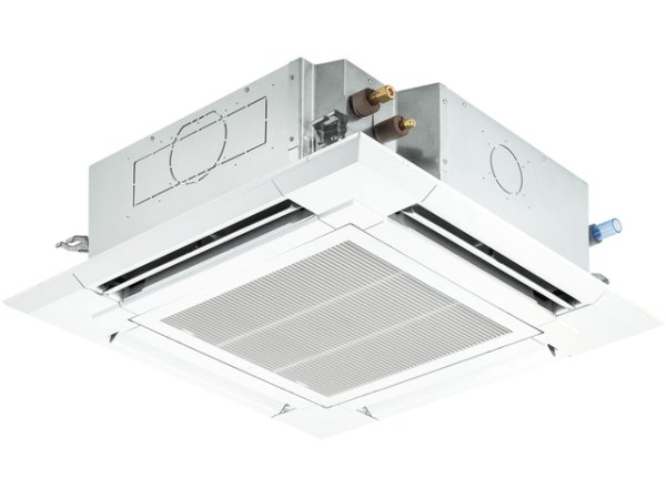 画像1: 三菱　ビル用マルチエアコン　室内ユニット　天井カセット4方向形　スタンダードタイプ【PLFY-P112EMG4】 (1)