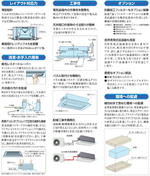 画像1: 日立　産業用・中温型エアコン　空冷/てんうめ (冷暖兼用・冷房専用) 【RPI-AP112LVA3】 (1)