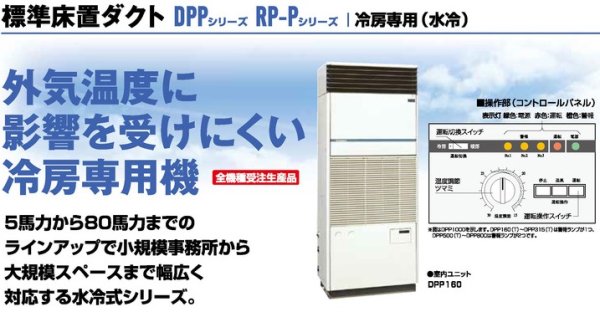 画像1: 三菱重工　産業用・設備用・工場用エアコン　標準床置ダクト（冷房専用・水冷式） 【RP-P2000WP1】 (1)